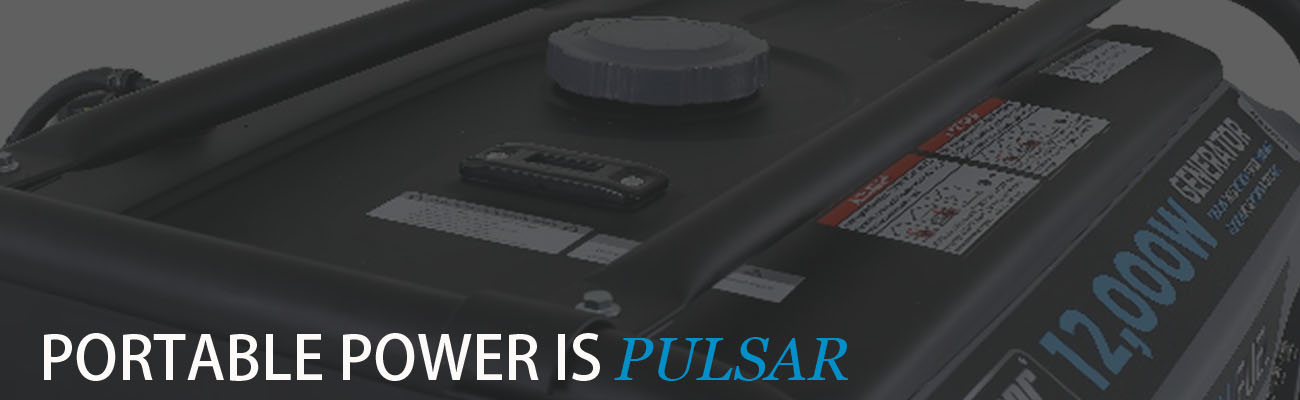 Pulsar 12,000W Dual Fuel Portable Generator in Space Gray
