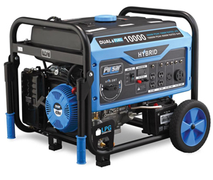 Pulsar Dual Fuel 10000w Generator with Switch & Go Technology