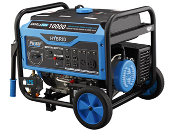Pulsar Dual Fuel 10000w Generator with Switch & Go Technology