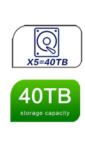 TerraMaster USB3.0 Type C 5 Bay Hard Disk RAID Enclosure D5-300