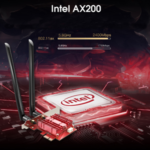 EDUP WiFi 6 Card AX 3000Mbps PCIe Network