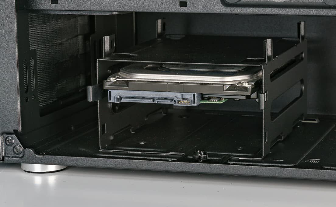 design detail of HDD cage