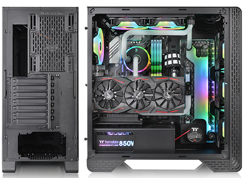 Patented Rotational PCI-E 7 Slot Design