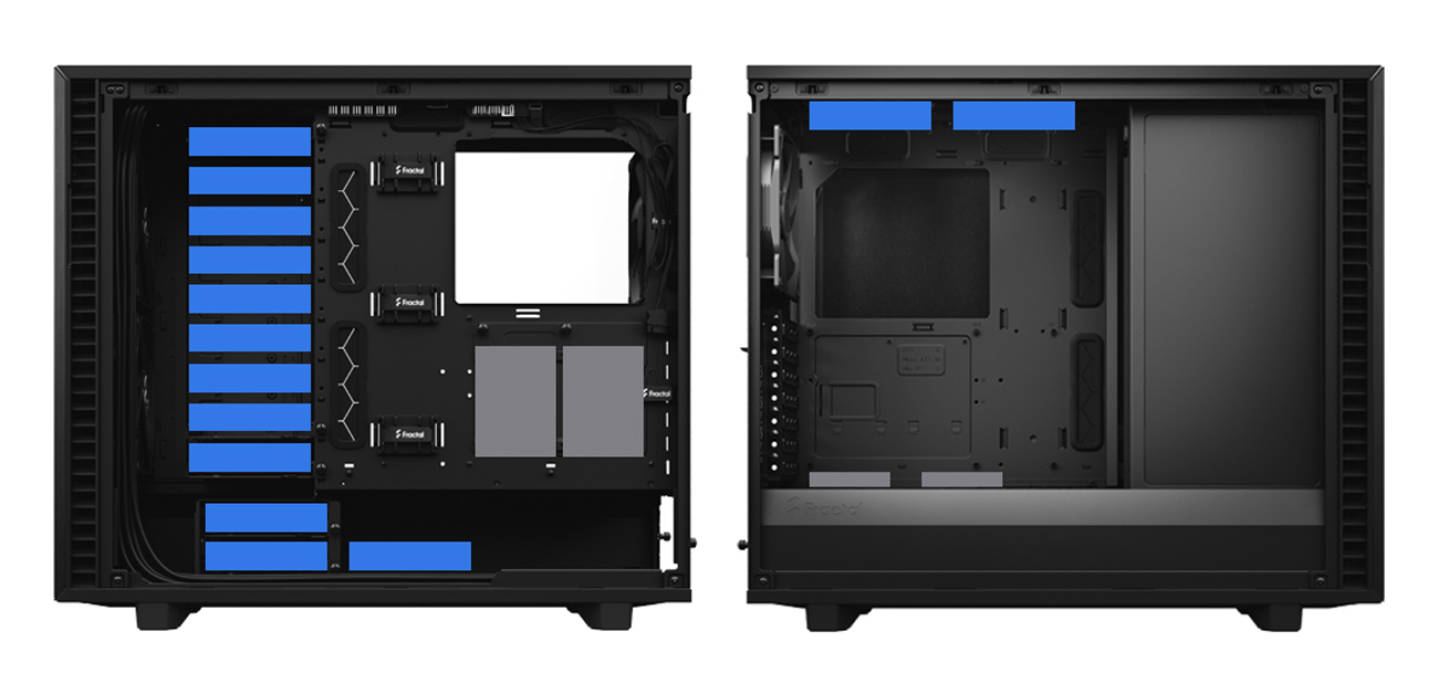 Fractal Define 7 case back view