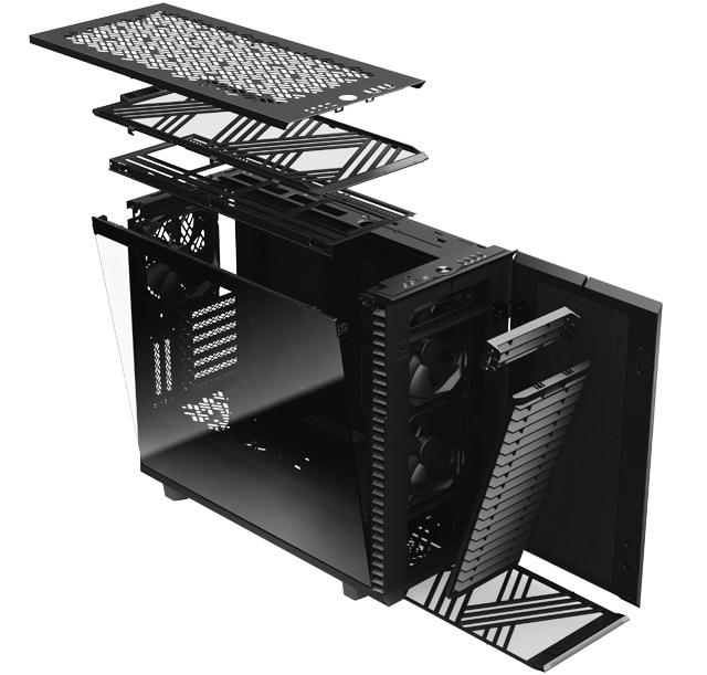 Fractal Define 7 case OPEN AND INTERCHANGEABLE