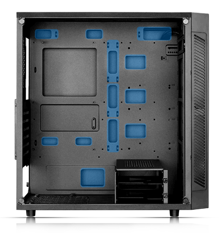 MATREXX 55 facing to the right with the side panel removed