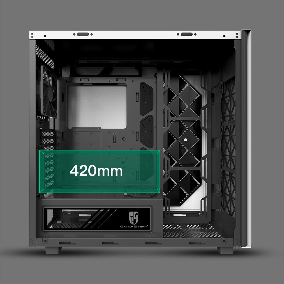 Macube 550 supports GPU vertical installation