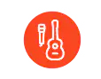 Mic and guitar icon