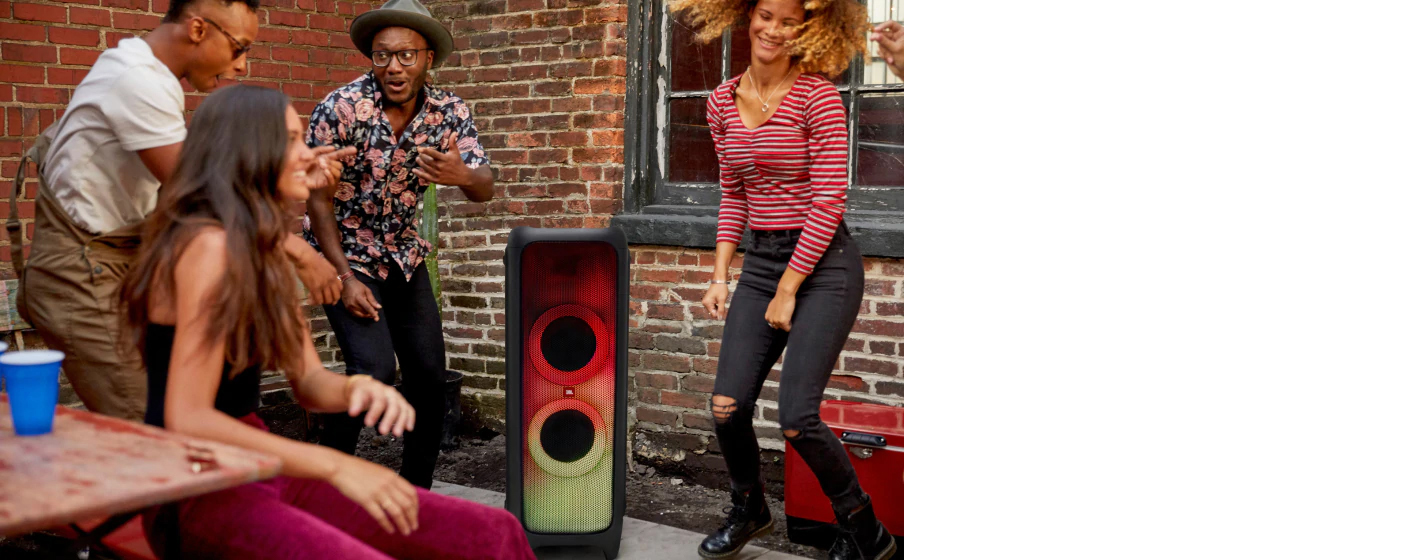 JBL PartyBox 1000 Premium High Power Wireless Bluetooth Audio System applied in daily life