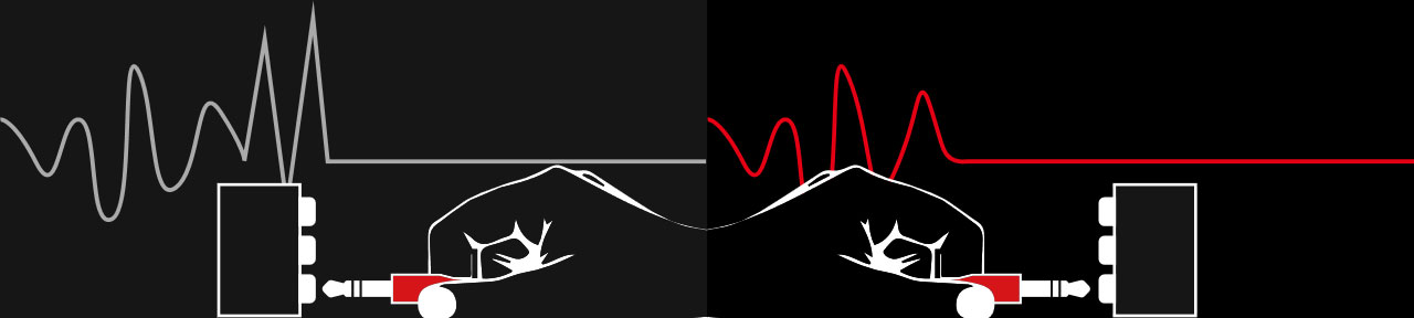 Illustration showing reduced popping when plugging/unplugging