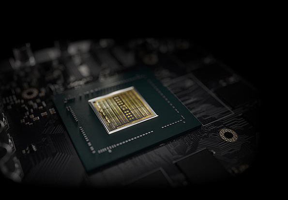 Turing processor on the graphics card