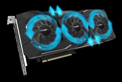 Alternate Spinning showing airflow direction
