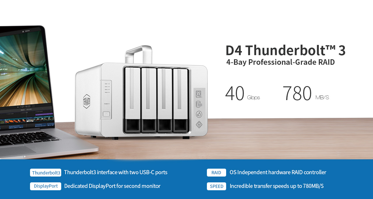 TerraMaster D4 Thunderbolt3
