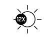 12X Brightness Quantum HDR Icon