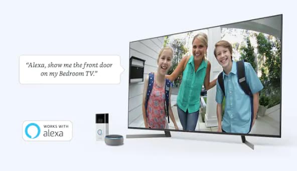 a Sony Smart TV with Alexa devices