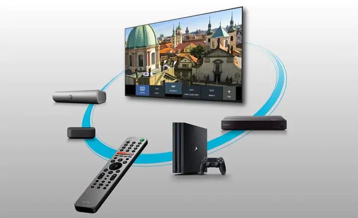 a remote controlling devices incuding TV, console and soundbars