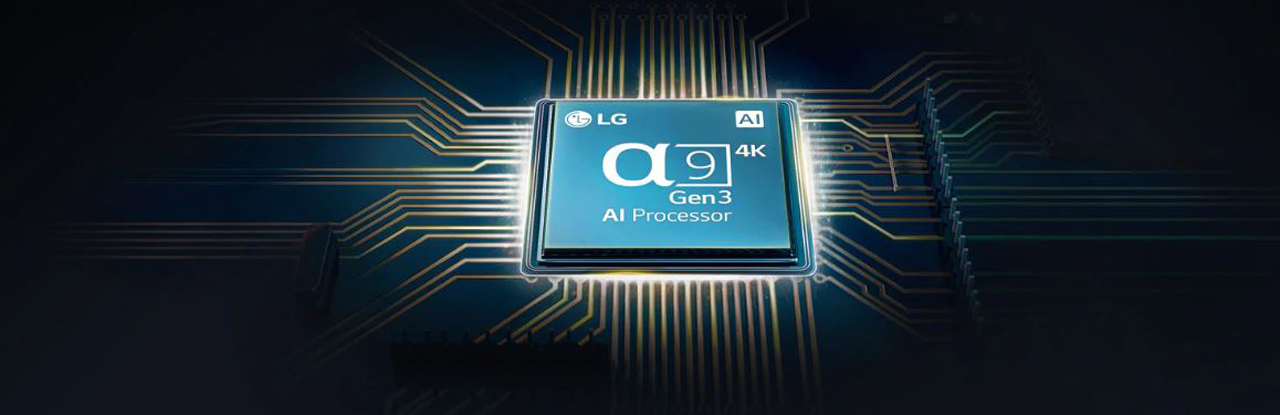 Close-up view of a9 Gen3 AI Processor 4K