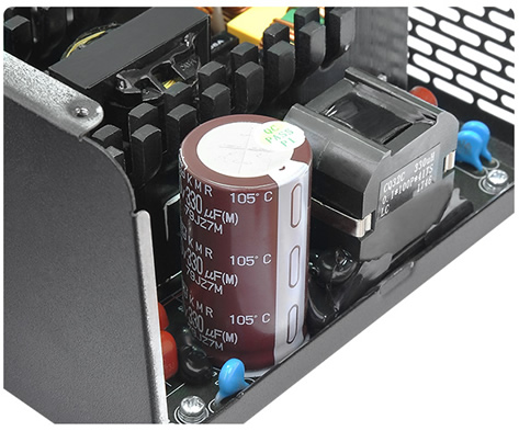 Japanese Main Capacitor close-up