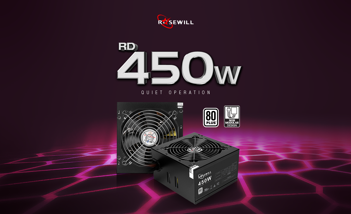 RD 450 Watt computer power supply