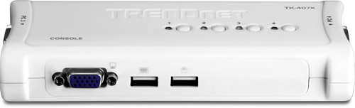 TRENDnet TK-207K 4-Port USB KVM Switch Kit