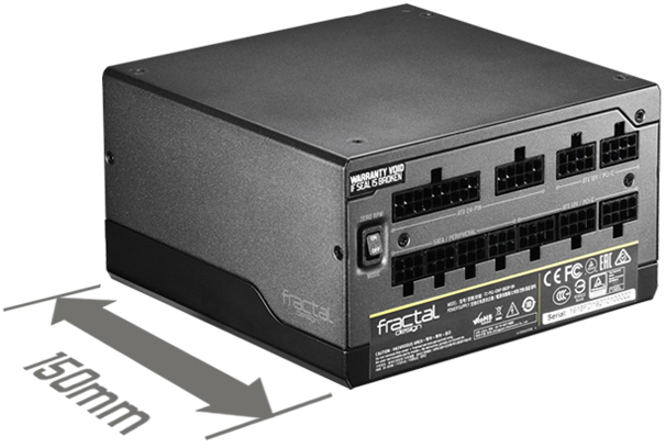 150mm long Fractal Design Power Supply