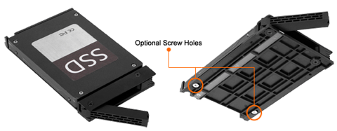 Bottom Tray Screw Holes