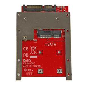 mSATA SSD to 2.5” SATA SSD Adapter Converter