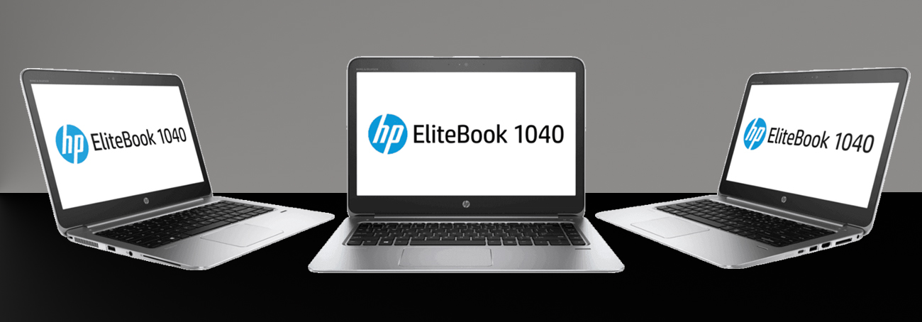 Three fully opened laptops with one slightly tilted to the right, one facing forard, and one slightly tilted to the left.