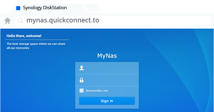 a screenshot for QuickConnect