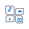 a icon for Multimedia