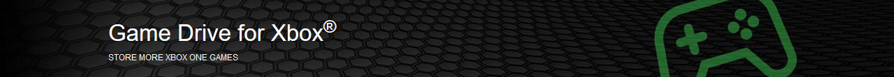 Banner of Seagate Game Drive for Xbox