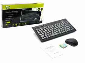 GEAR HEAD KB3750W Black 94 Normal Keys 6 Function Keys USB RF Wireless