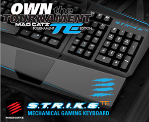 Mad Catz® S.T.R.I.K.E. TE™ Mechanical Gaming Keyboard for PC