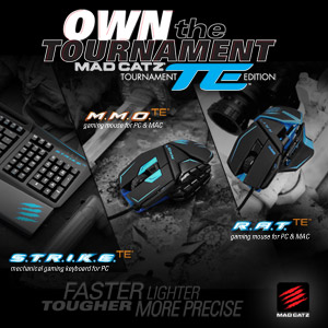 Mad Catz® S.T.R.I.K.E. TE™ Mechanical Gaming Keyboard for PC
