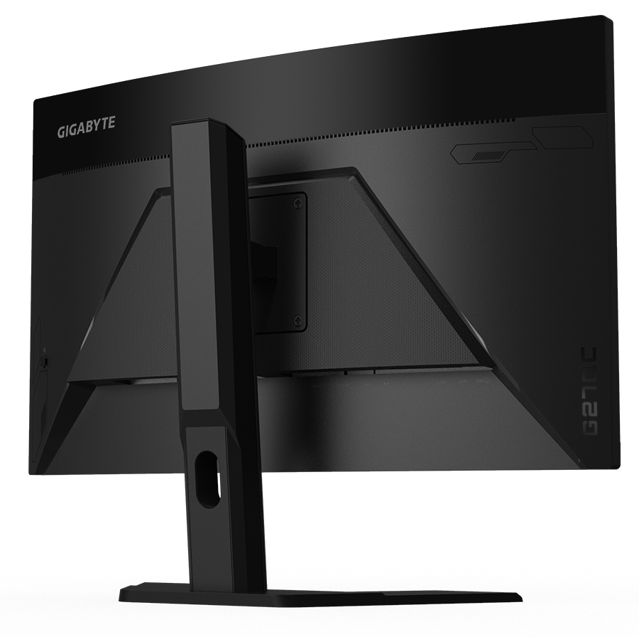 Rear view of Gigabyte G27FC