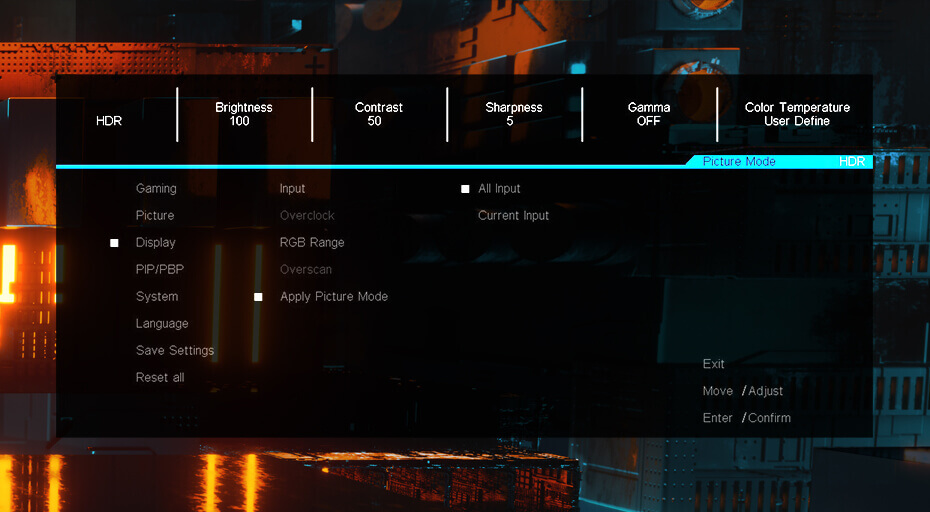 Difference between Black Equalizer on and off