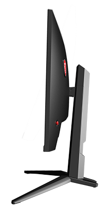 side of the monitor