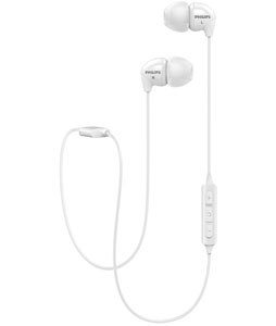 A pair of headphones on display