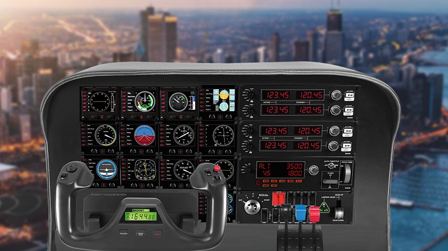 PROFESSIONAL SIMULATION LCD MULTI-INSTRUMENT CONTROLLER