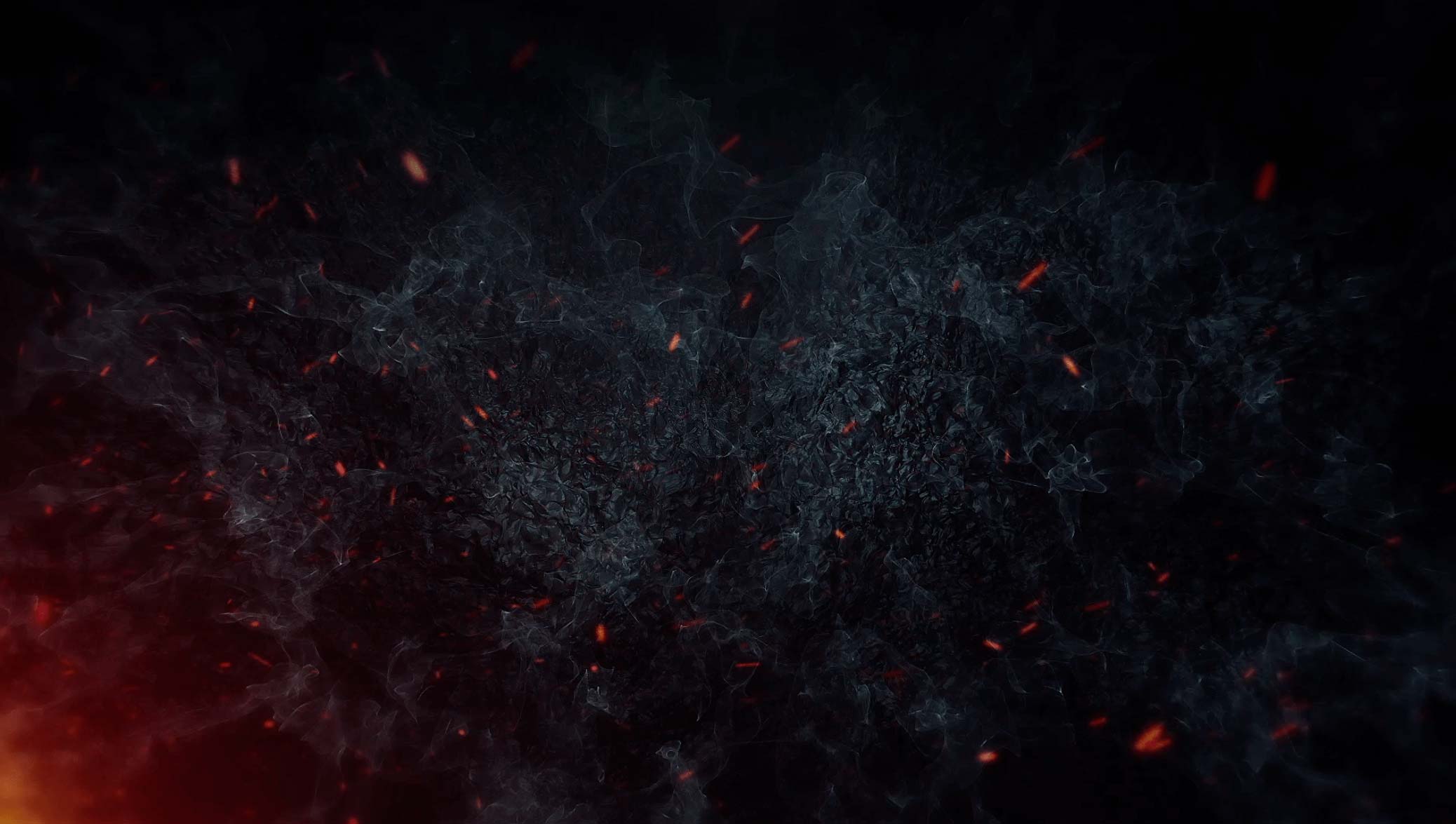 Background of burning flame
