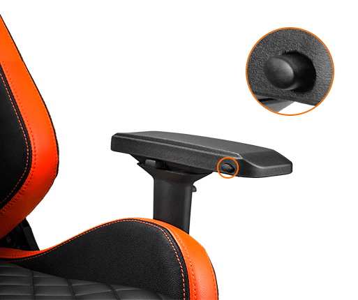 ARMOR TITAN's left arm rest moving forward and backward