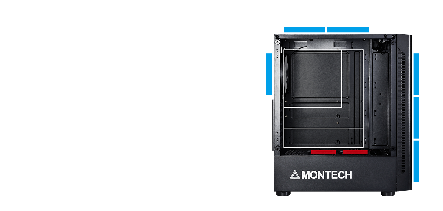 Montech X1 Black Cases