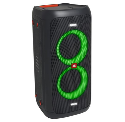 JBL PartyBox 100 Powerful Portable Bluetooth Party Speaker facing forward