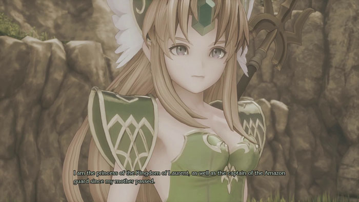 screenshot4 for Trials of Mana showing a green dressed female character