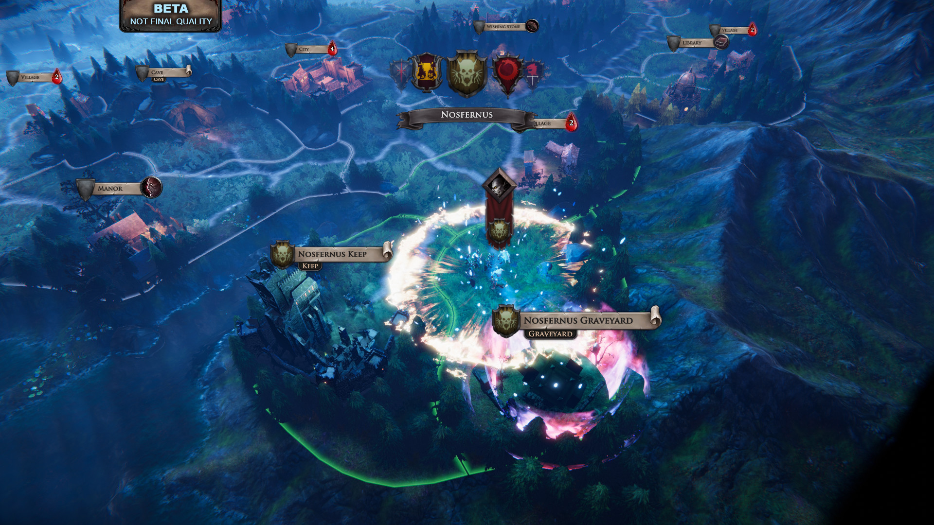 screenshot4 for Immortal Realms: Vampire Wars showing a combat in the valley