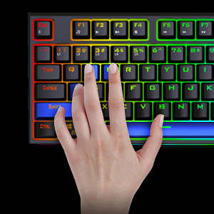 1STPLAYER RGB Gaming Mechanical USB Wired Keyboard