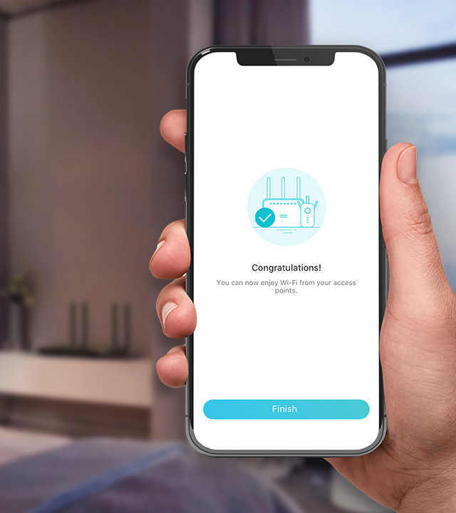 A cellphone successfully connect to AX20 using Tether APP.