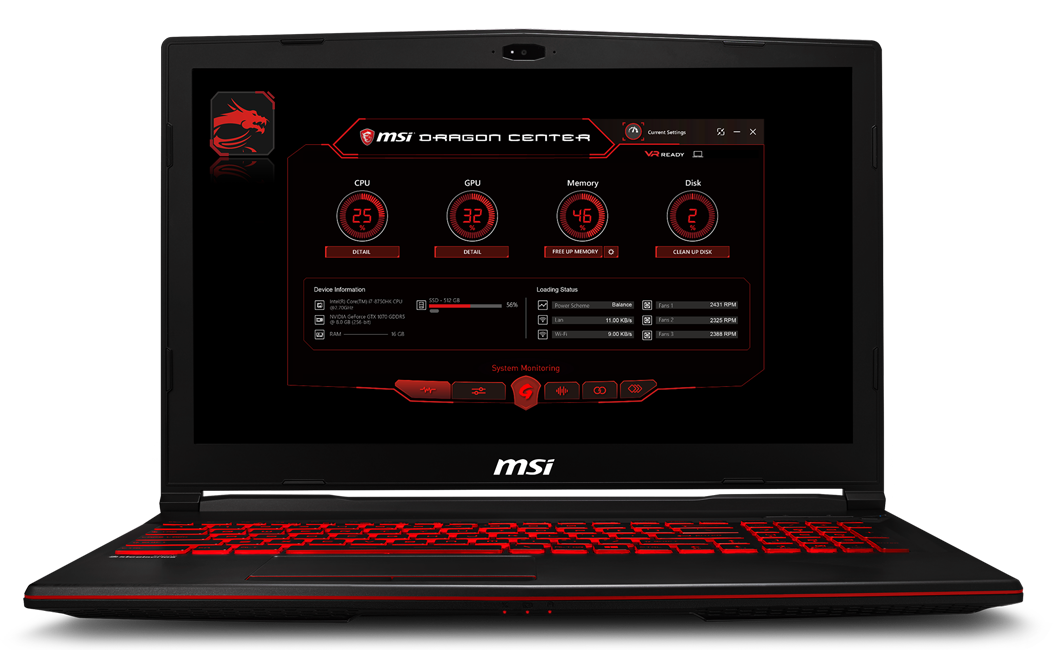 msi gl series gl63 8rc-068 15.