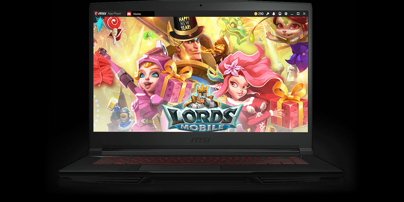 MSI APP PLAYER show