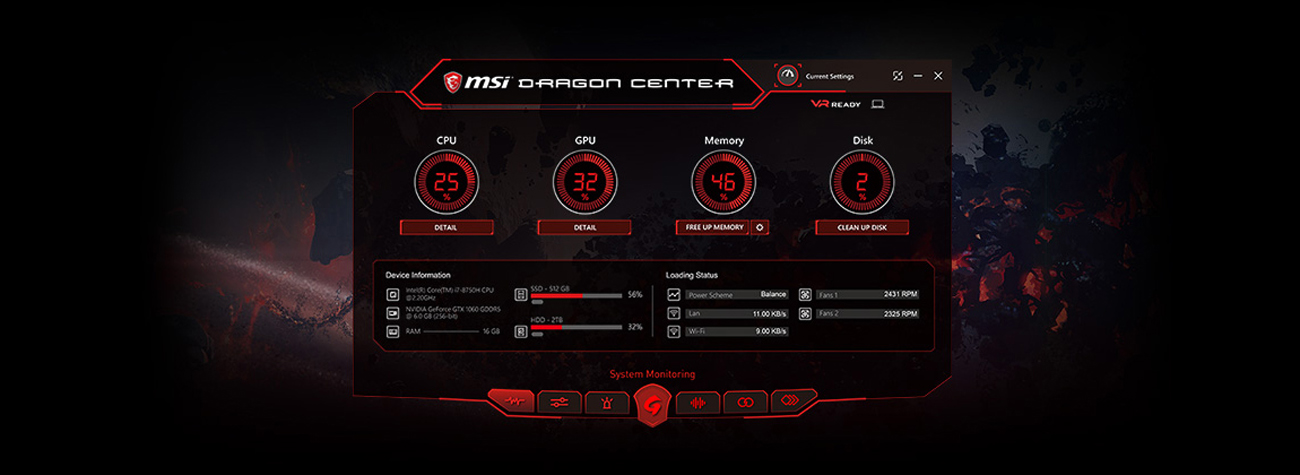 customization and freeing system memories to prioritize in-game performance